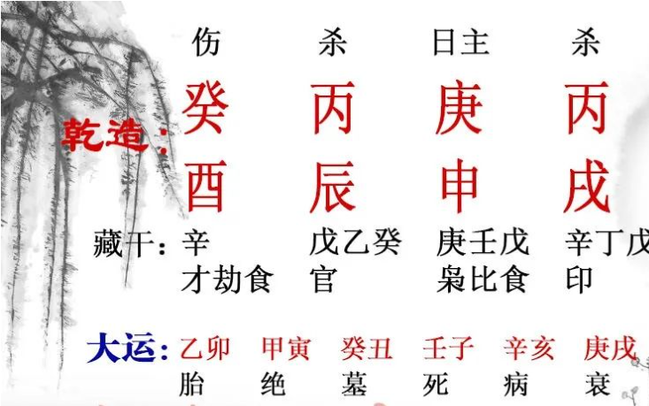 真人算命一条街免费生辰八字算命：伤官架杀虽好，若日主太强，易徒劳无功