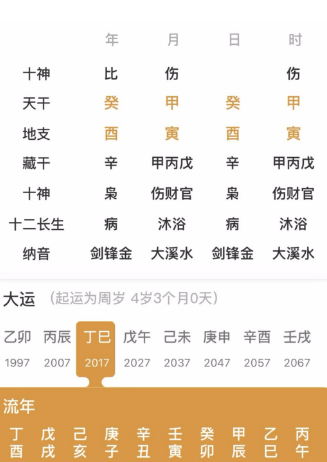 四个伤官的人（八字真人在线算命）