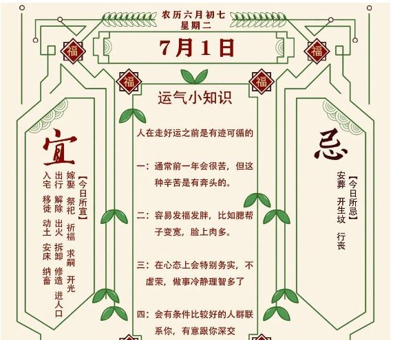 2025年十二生肖07月01日注意事项：算命真人网站