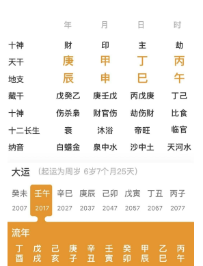 四大皆空的命盘（八字真人在线算命）