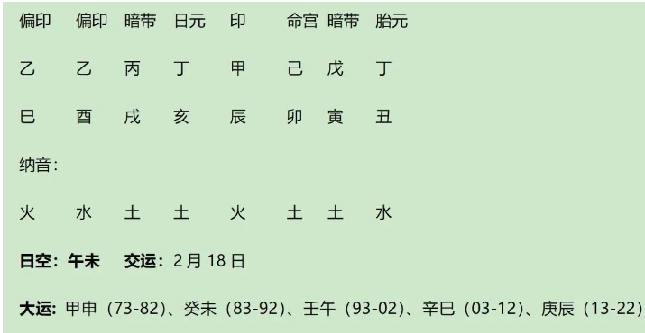 释永信八字评析（八字真人在线算命）