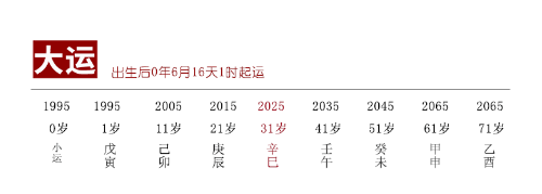 三冬乙木，丙火为用，火气大运走势分析（八字真人在线算命）
