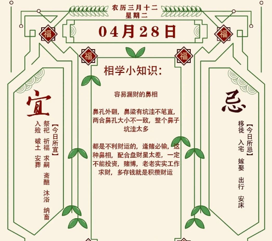 2026年十二生肖04月28日注意事项：算命真人网站
