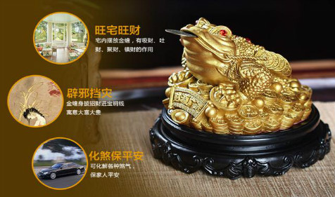 金蟾摆放有哪些风水讲究 周易风水算命详解（图文）(图2)