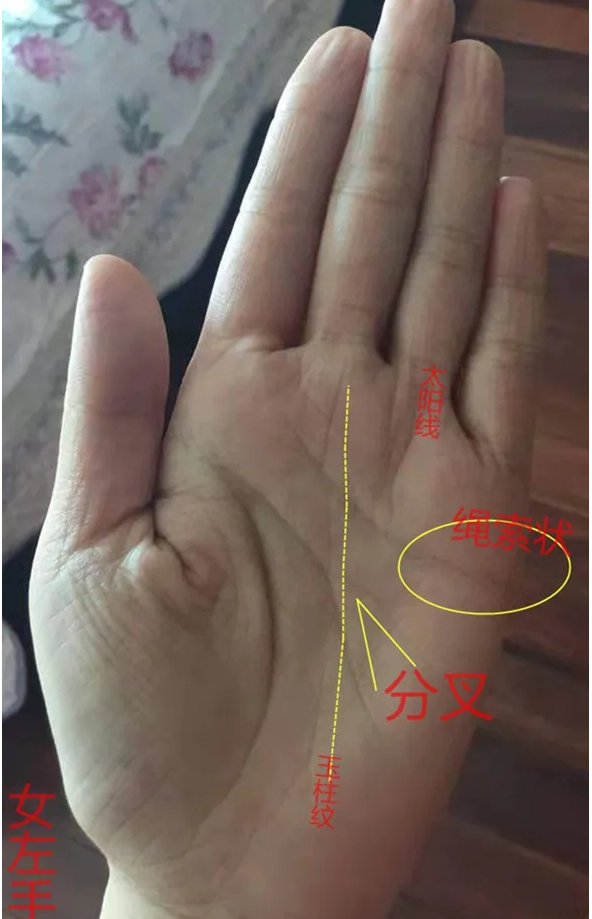真人算命网站推荐手相算命：衣食无亏，婚姻不宜早的标记！(图4)