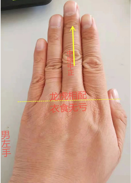 看手相算命图解：线过两桥，十人九富的特征！(图2)